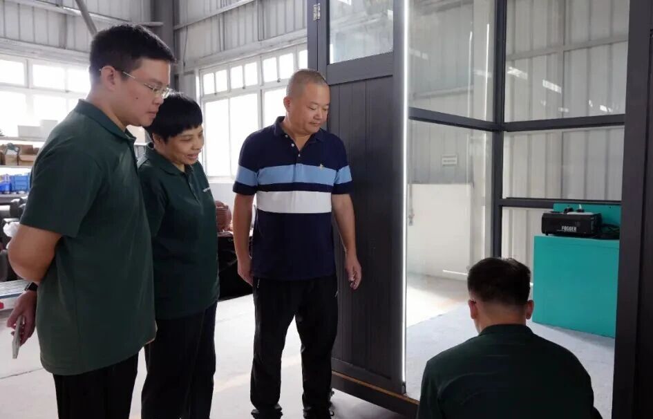 台山体育馆领导对防蚊方案给予充分肯定   