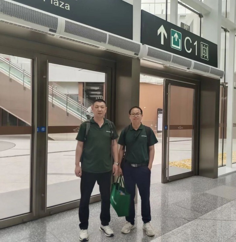 绿岛风售后团队奔赴北京通州