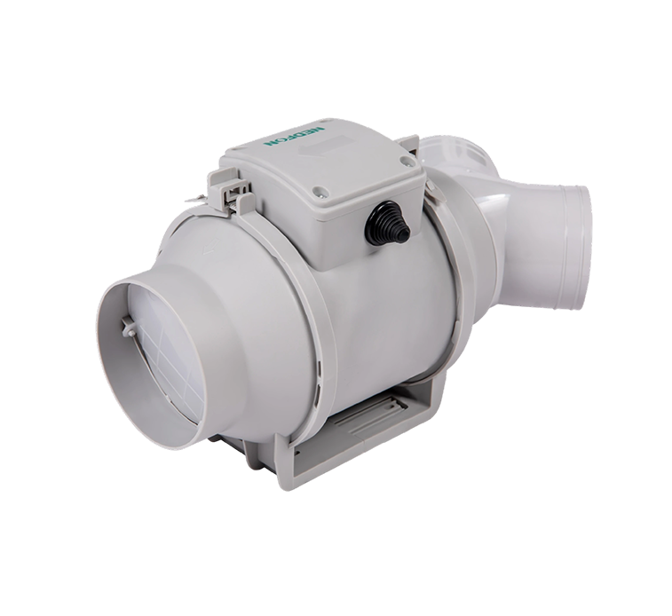 多孔型斜流管道风机